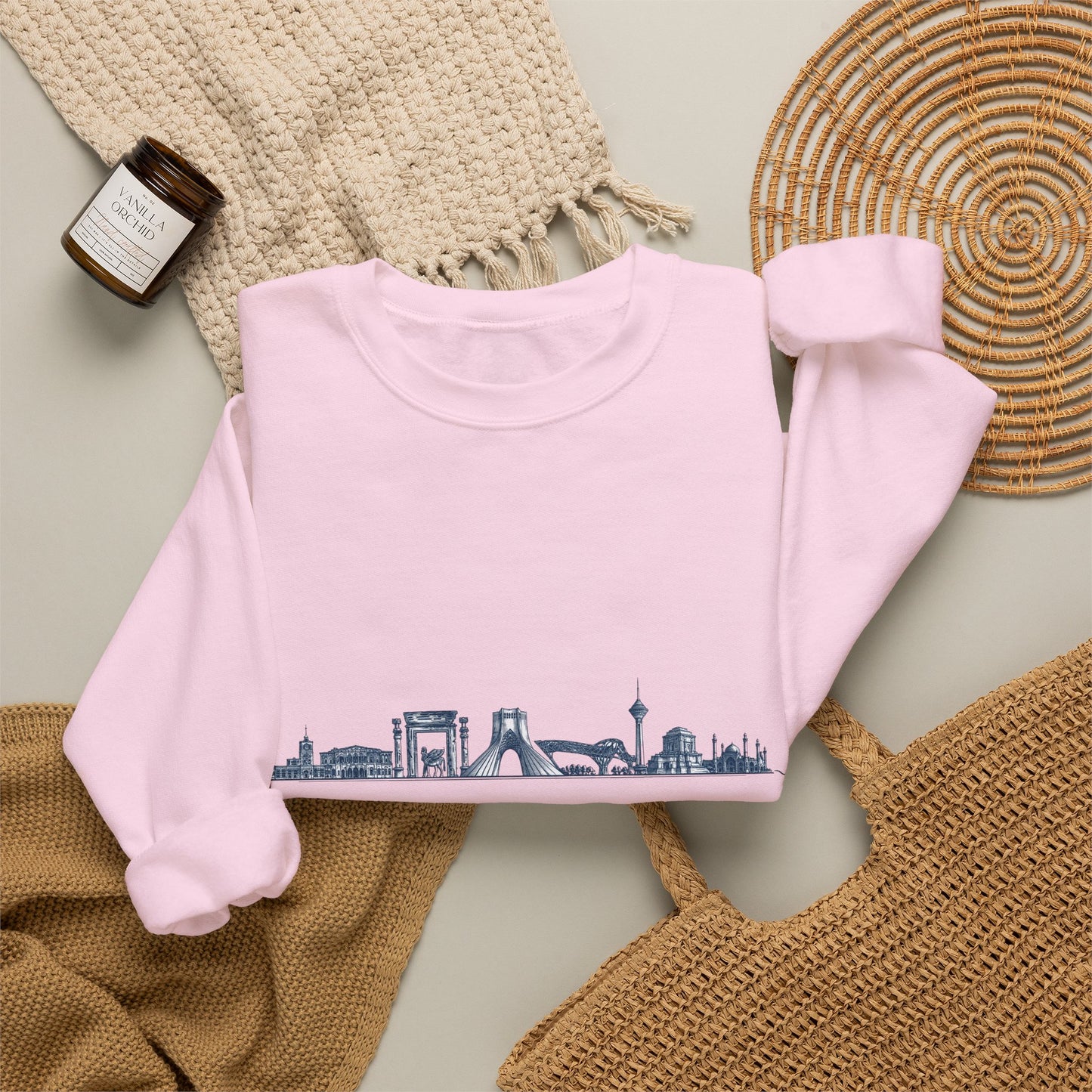 Iran Skyline Crewneck Sweatshirt