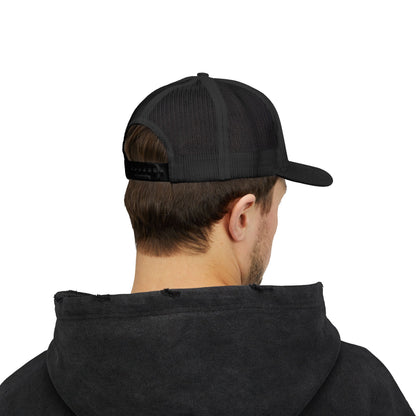 Trucker Cap – Embroidered Bridge Design Snapback