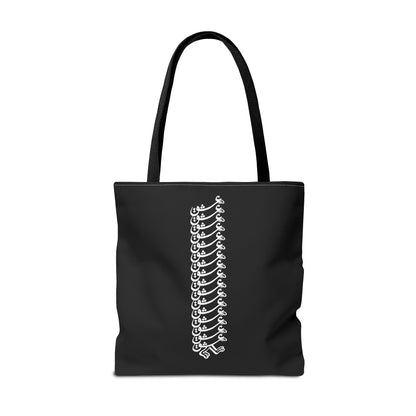 Blank All-Over Print Tote Bag — Customizable White Canvas Tote