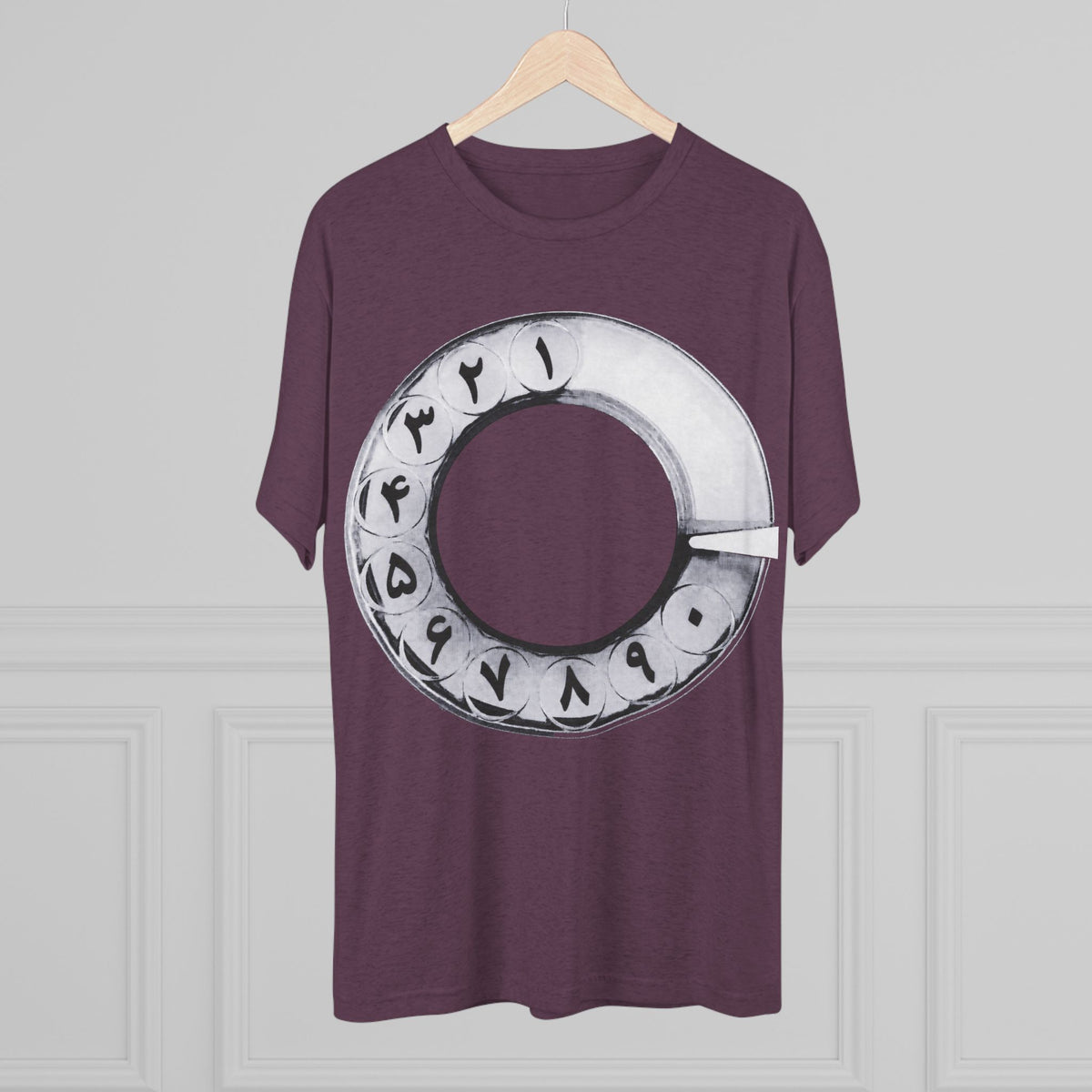 Persian Rotary Dial Tee — Vintage Phone Illustration Crew