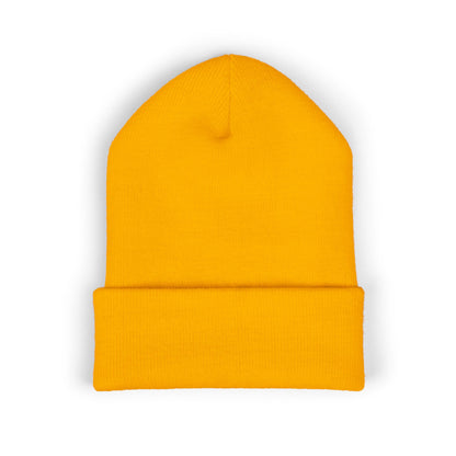 Embroidered City Skyline Cuffed Beanie