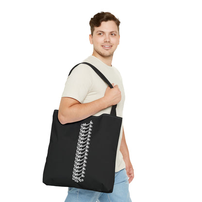 Blank All-Over Print Tote Bag — Customizable White Canvas Tote