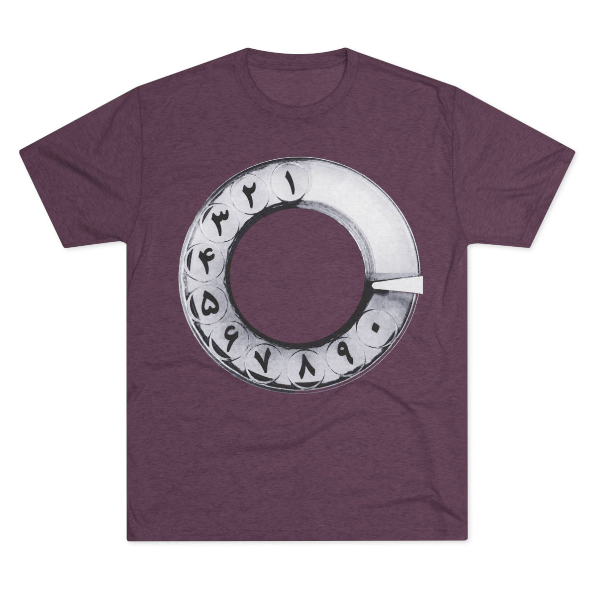 Persian Rotary Dial Tee — Vintage Phone Illustration Crew