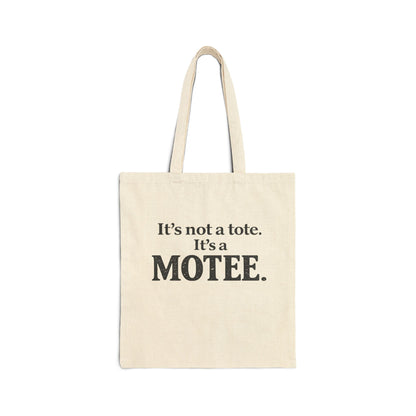 MOTEE Canvas Tote Bag — "It's not a tote. It's a MOTEE."