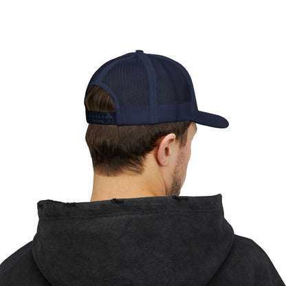 Trucker Cap – Embroidered Bridge Design Snapback