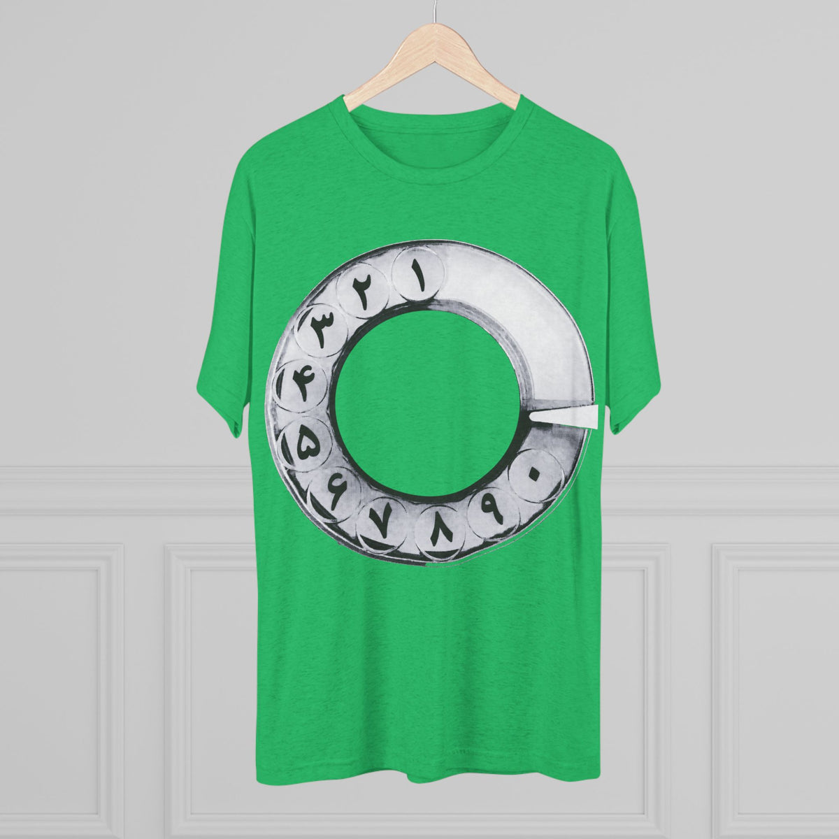 Persian Rotary Dial Tee — Vintage Phone Illustration Crew