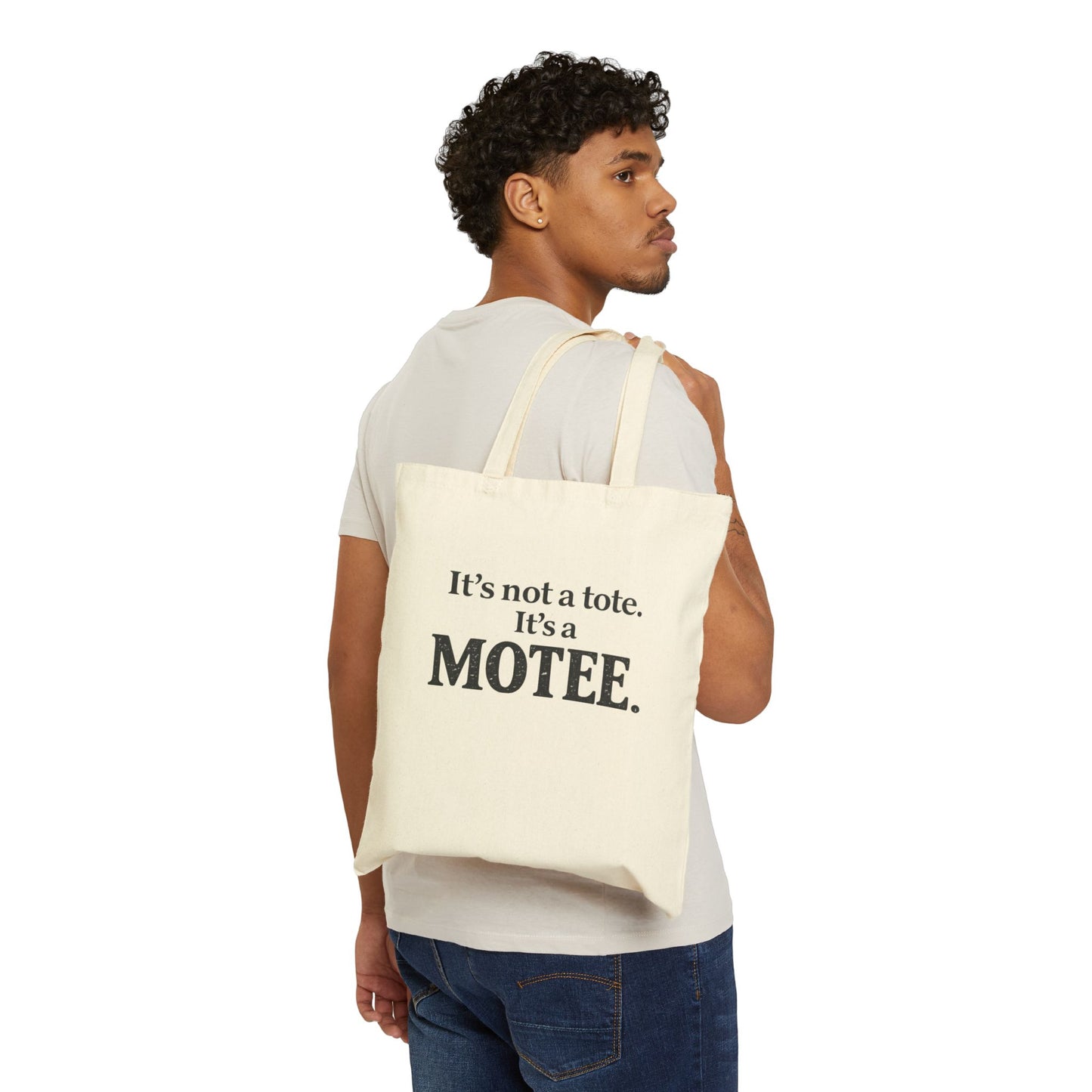 MOTEE Canvas Tote Bag — "It's not a tote. It's a MOTEE."