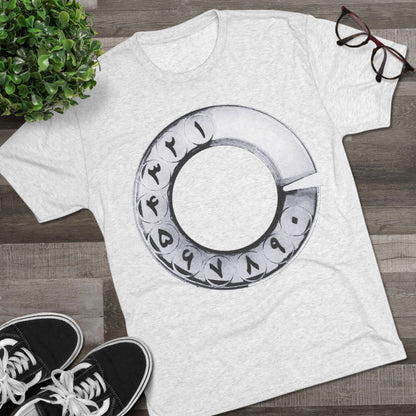 Persian Rotary Dial Tee — Vintage Phone Illustration Crew