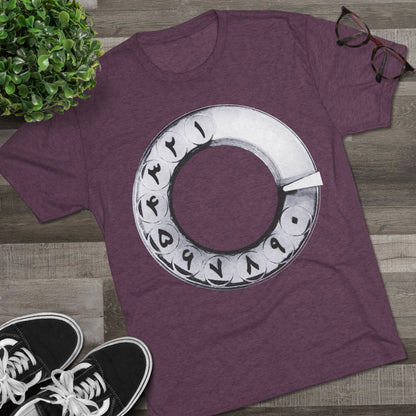 Persian Rotary Dial Tee — Vintage Phone Illustration Crew