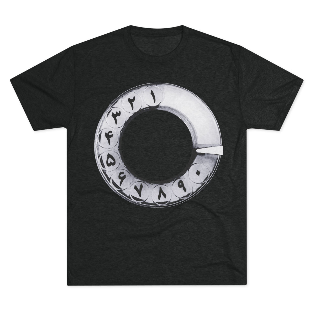 Persian Rotary Dial Tee — Vintage Phone Illustration Crew