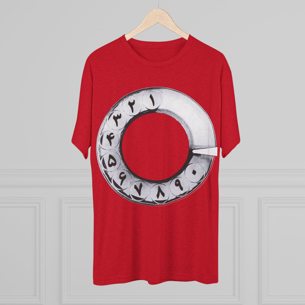 Persian Rotary Dial Tee — Vintage Phone Illustration Crew