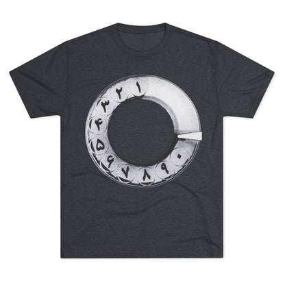Persian Rotary Dial Tee — Vintage Phone Illustration Crew
