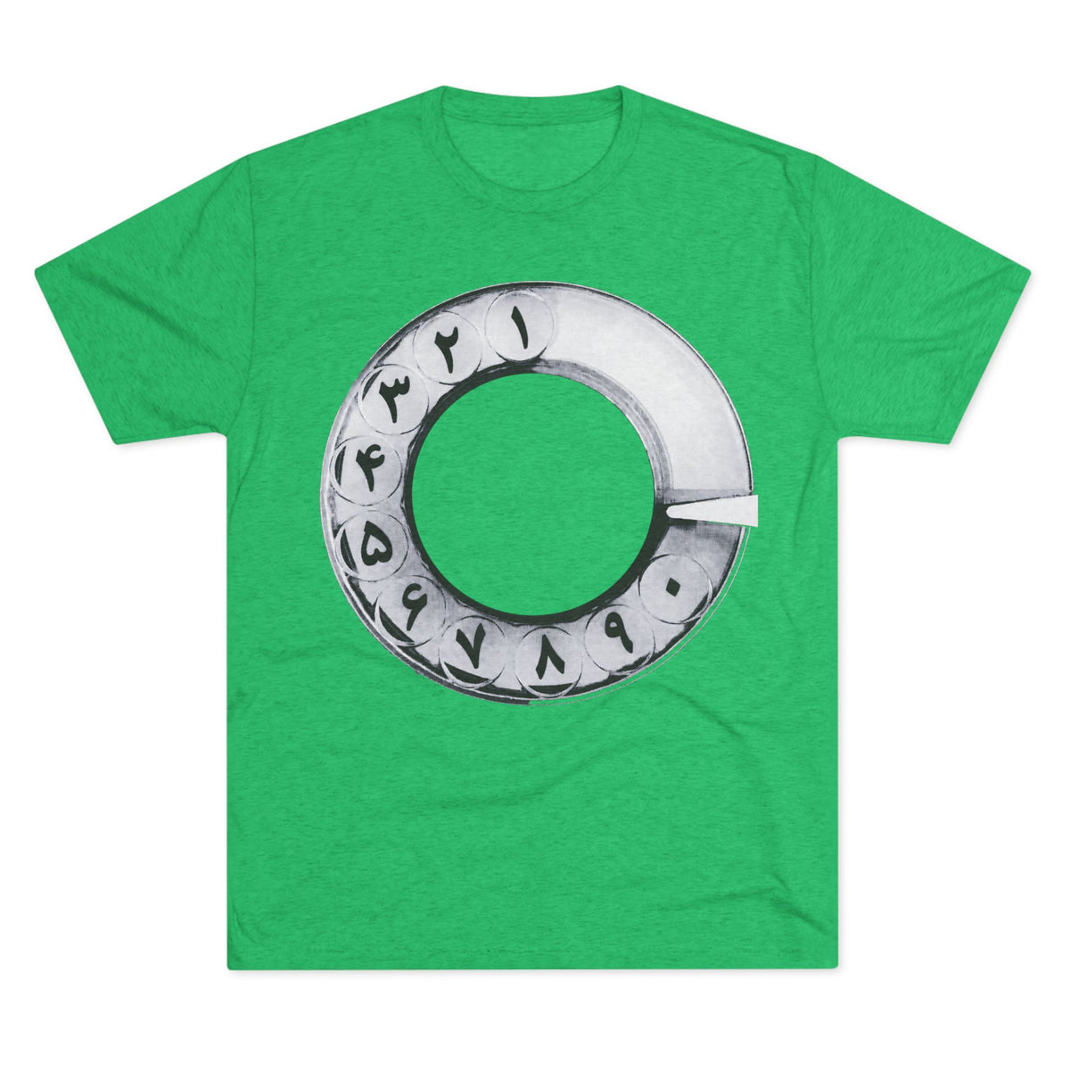 Persian Rotary Dial Tee — Vintage Phone Illustration Crew