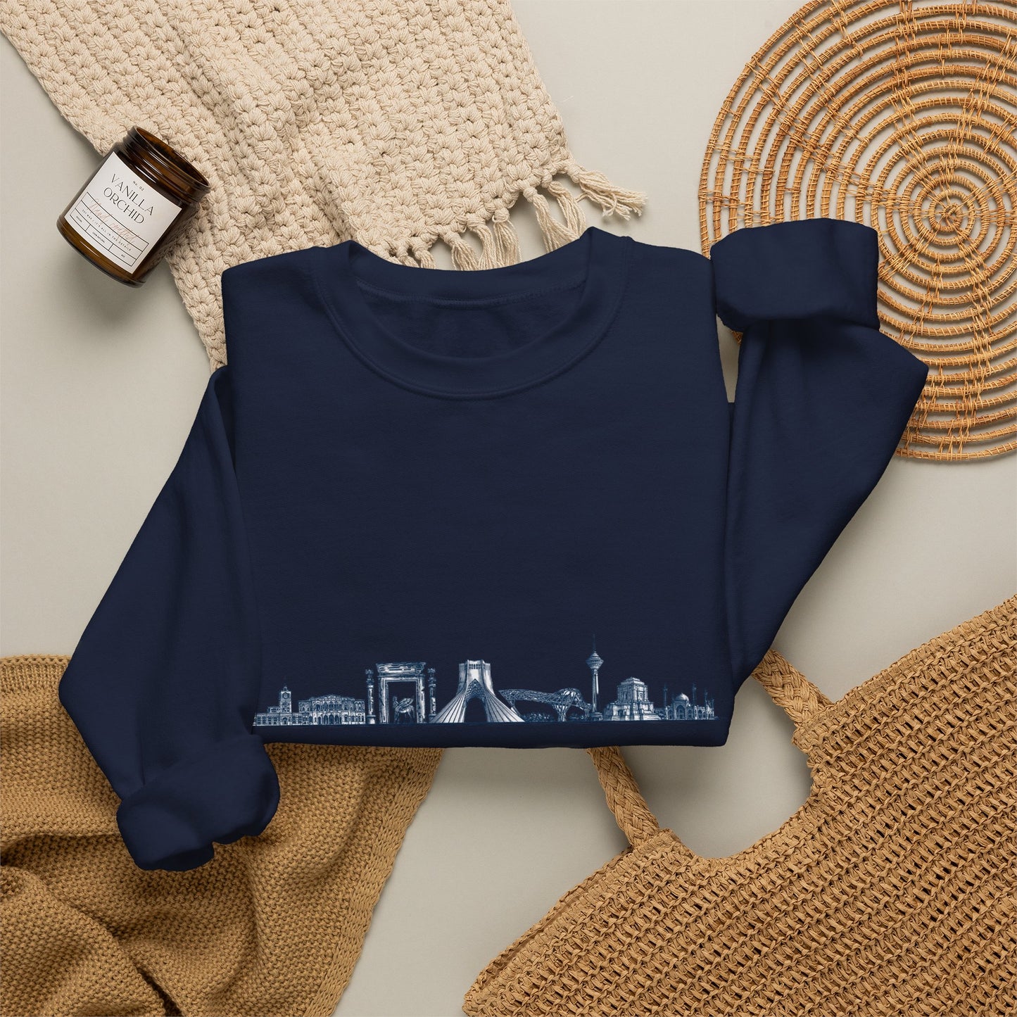 Iran Skyline Crewneck Sweatshirt