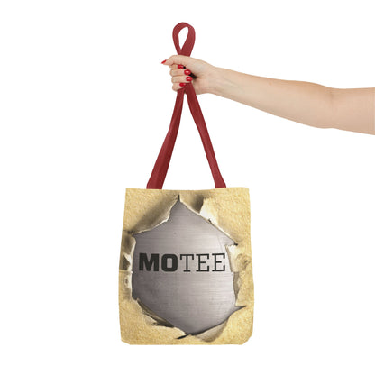 Tote Bag — Vintage Torn Paper Reveal Design ("MOTEE")