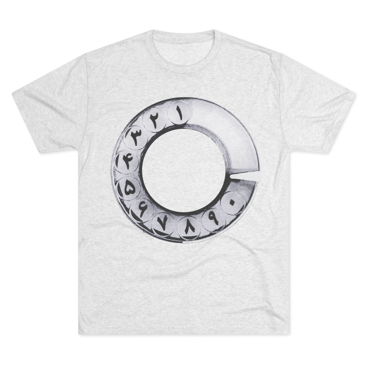 Persian Rotary Dial Tee — Vintage Phone Illustration Crew