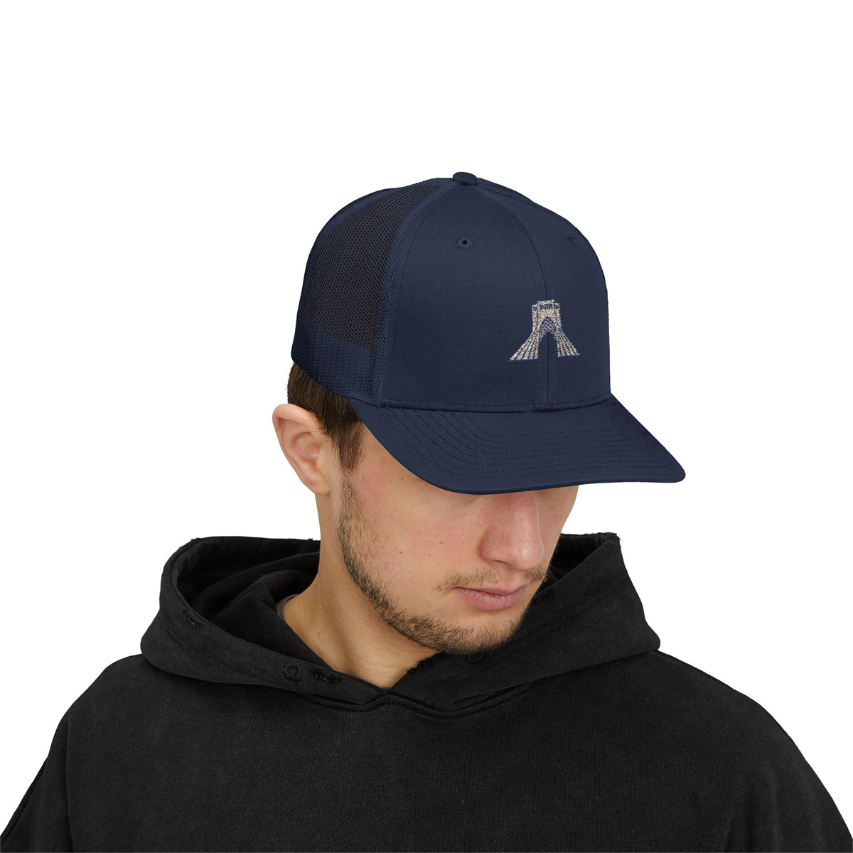 Trucker Cap – Embroidered Bridge Design Snapback