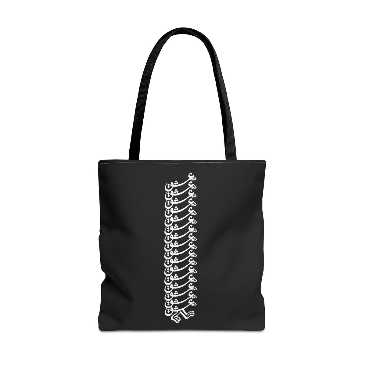 Blank All-Over Print Tote Bag — Customizable White Canvas Tote