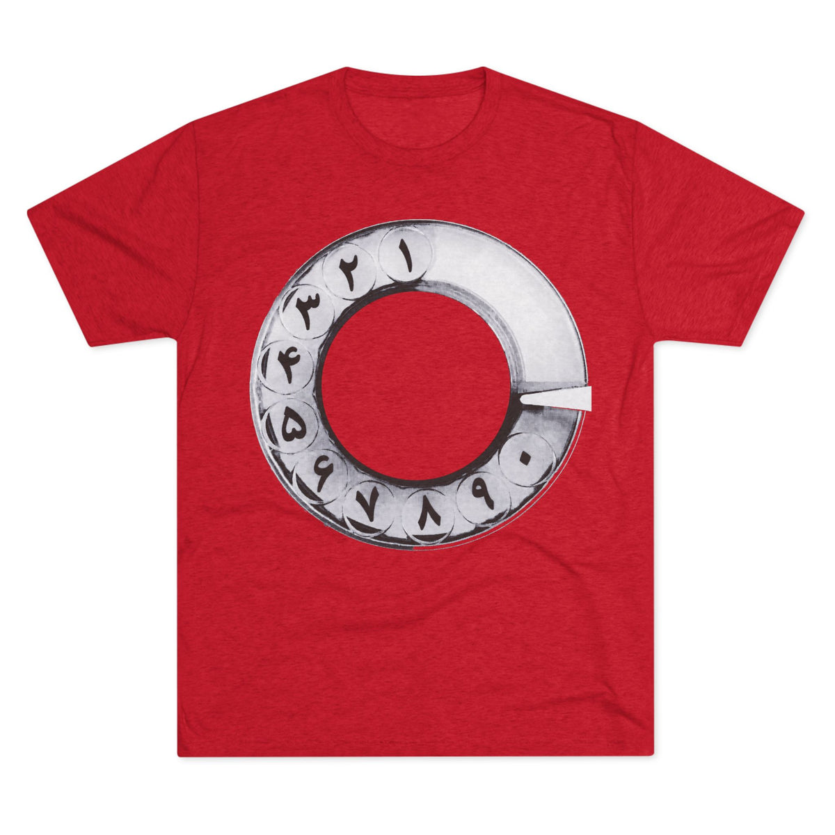 Persian Rotary Dial Tee — Vintage Phone Illustration Crew