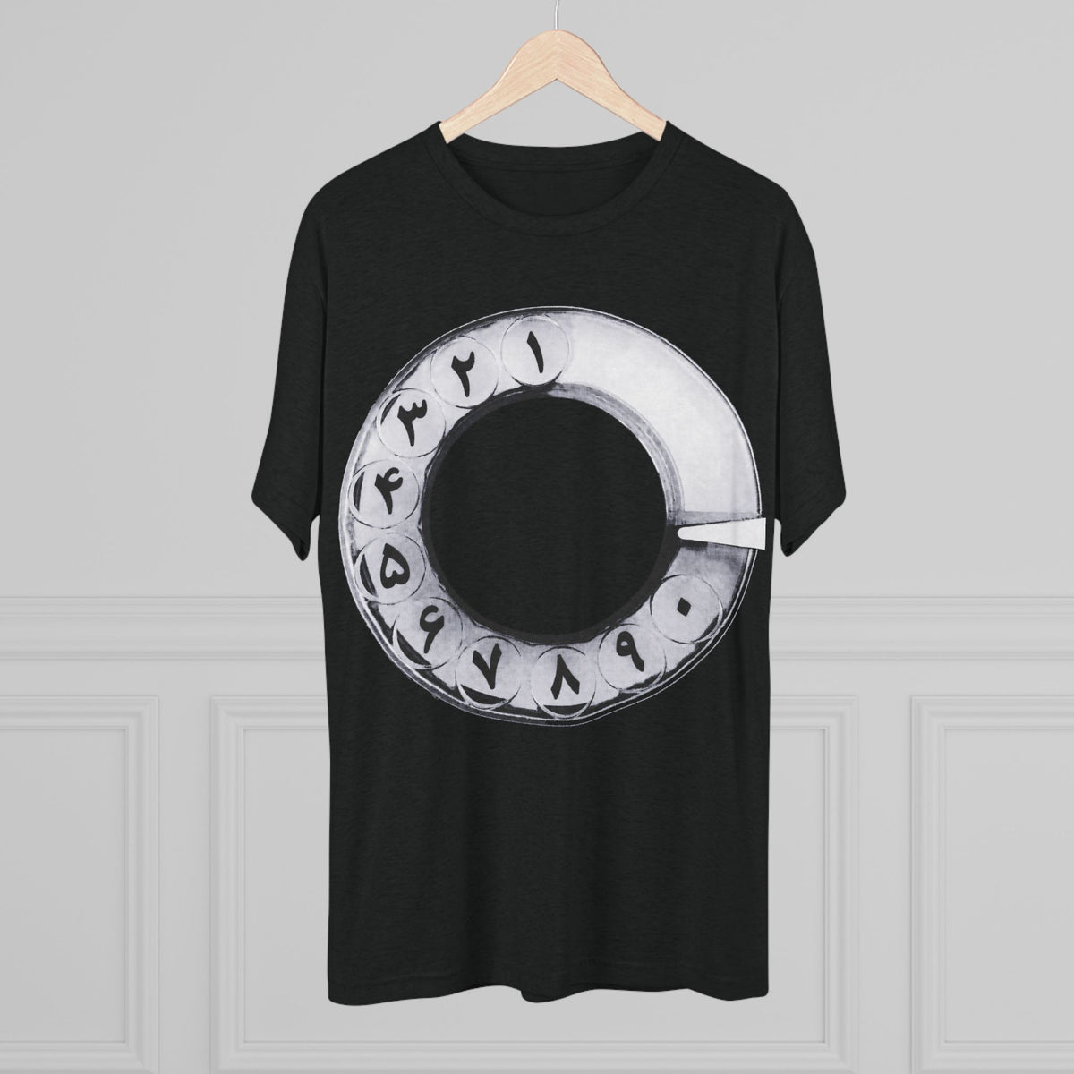Persian Rotary Dial Tee — Vintage Phone Illustration Crew