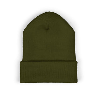 Embroidered City Skyline Cuffed Beanie