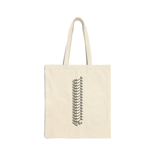 "Eshgh" Cotton Canvas Tote Bag